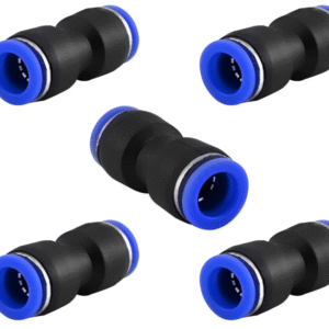 50 Pieces Straight Push Connectors Quick Release Pneumatic Connectors