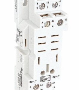 SCHNEIDER RELAY SOCKET 16A RATING,DIN-RAIL SOCKET MOUNTING, 14 PINS,D SOCKET, STD, FINGER SAFE